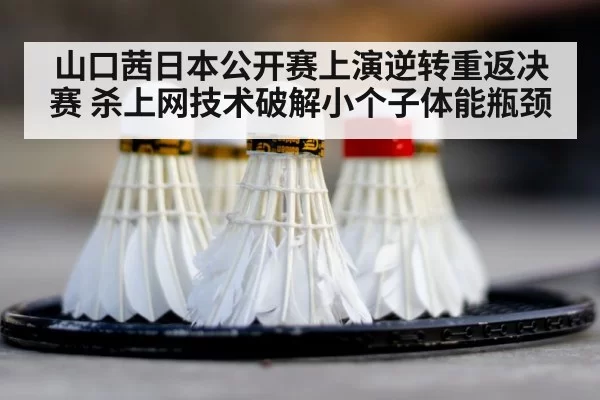 山口茜日本公开赛上演逆转重返决赛 杀上网技术破解小个子体能瓶颈 - aiyouxi